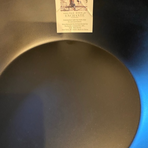 NWT Enchante Rae Dunn Matt Black - Picture 3 of 4